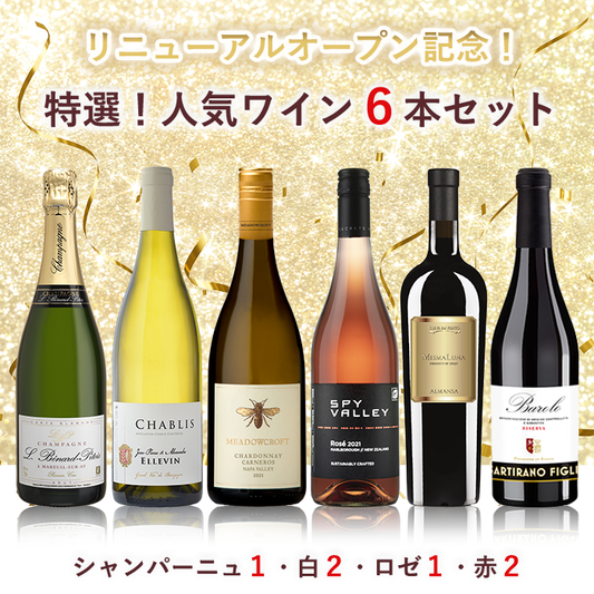 リニューアルオープン記念６本セット